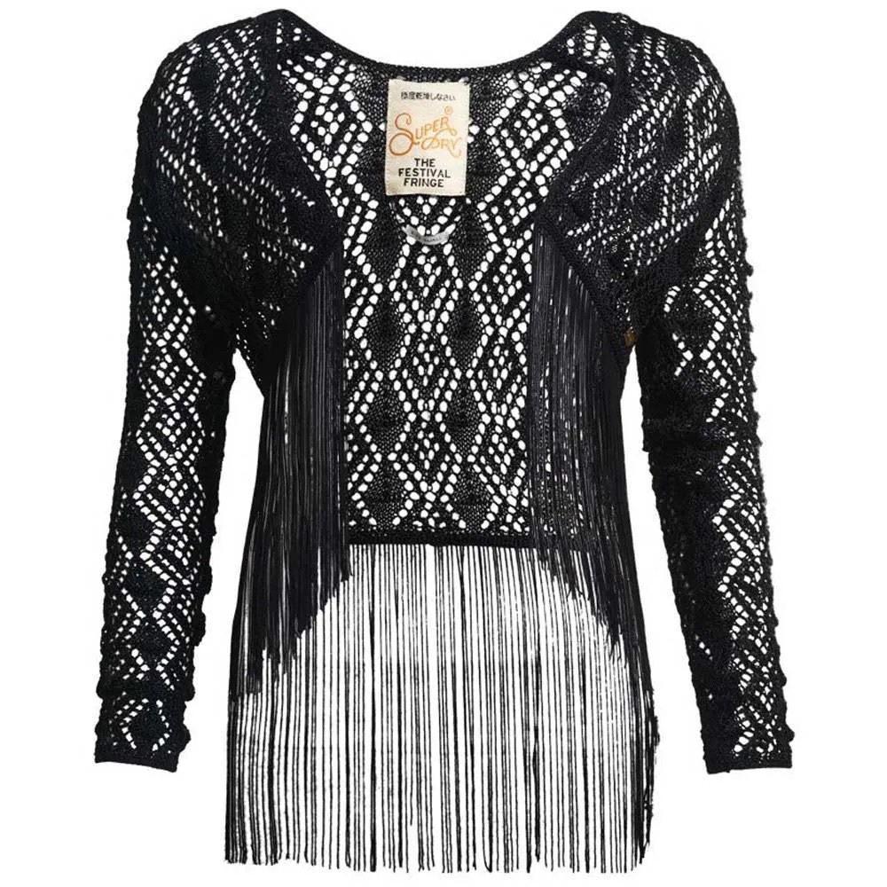 Superdry women’s Sophia Fringe Cardigan